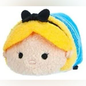 Japan Disney Store Alice Tsum Tsum Plush Keychain/Bag Charm, NWT.